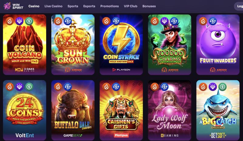 WinSpirit – VIP Club Dashboard